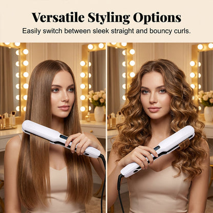 👍HOT SALE 70% OFF💇‍♀️2-in-1 Hair Straightener and Curler with Negative Ionic Care