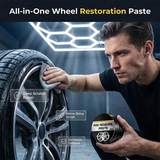 ⏳LAST DAY SALE ONLY￡3.99!!💪All-in-One Wheel Revival Paste 🛞✨ | Restores Alloy, Removes Brake Dust & Protects – No Rinse Needed! 🇬🇧
