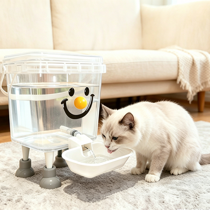 💧Pet Water Dispenser with Large Capacity 🦮 5L Extra-Large Pet Fountain — Great for 3+ Pets | Gravity-Fed | Non-Slip Base