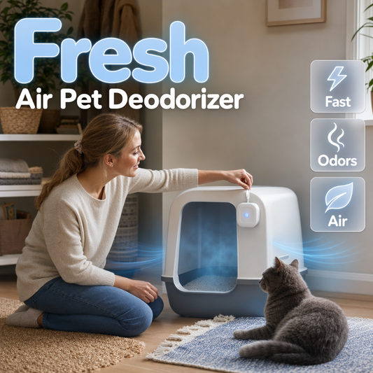 🔥 LIMITED-TIME SALE ONLY ￡13.99! ✨🌬️Smart Pet Odor Eliminator with Hanging Strap – 50% OFF! Silent. Smart. Smell-Gone. 🇬🇧🐾