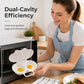 🥳2026 HOT SALE🥳💞50K+ SOLD! 🥗🎁 50% OFF! Microwave Egg Poacher – From £3.49! Dual‑cavity, non‑stick & easy clean. Healthier than frying – stock up & save! 🏠✅