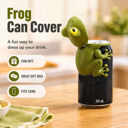 🎁Last Day - 50% OFF 🐸Cute Frog Can Topper