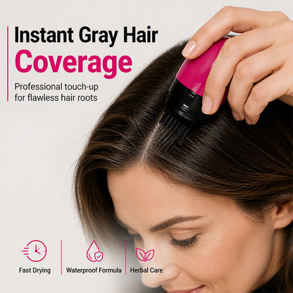 🔥 LIMITED-TIME SALE – 50% OFF! 🎉Portable Instant Hair Touch-Up Comb – Quick, Mess-Free Gray Coverage Anytime, Anywhere 💁‍♀️✨