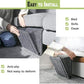 🥳2026 HOT SALE🥳💞50K+ SOLD! 🛏️50% OFF NOW! Bedside Hanging Storage Bag‑Multi‑Pocket Bed Caddy Organizer, Felt Hanging Pouch for Dorm Bunk Bed Hold Tablet Book Phone Stationery-B