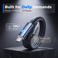 ⏳Time-Limited Special⏰Charge Any Device Instantly! No-Overcharge 100W Braided Cable