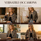 🐆 Statement Print, Cozy Layers | Women's Leopard Print Cardigan ✨𝘉𝘶𝘺 𝘢𝘯𝘺 2 𝘢𝘯𝘥 𝘨𝘦𝘵 𝘢𝘯 𝘦𝘹𝘵𝘳𝘢 8% 𝘥𝘪𝘴𝘤𝘰𝘶𝘯𝘵