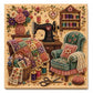 ✨ Cozy Hobby Rooms 3D Diamond Painting Kit