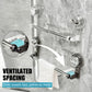 🛁✨ Light Luxury No-Punch - Retractable Suction Cup Towel Bar🛁Adjustable No-Drill Suction Cup Towel Bar for Bathroom & Kitchen