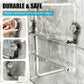 🛁✨ Light Luxury No-Punch - Retractable Suction Cup Towel Bar🛁Adjustable No-Drill Suction Cup Towel Bar for Bathroom & Kitchen