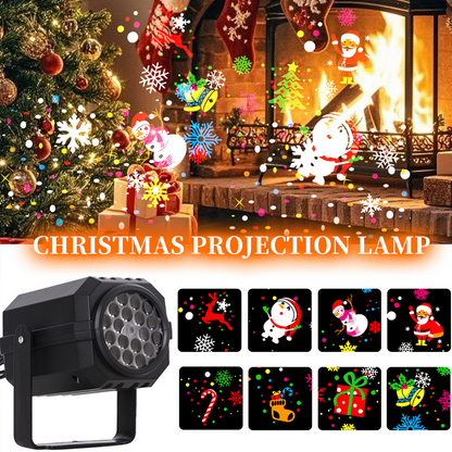 📢📢60% OFF !! ⏰Rotating LED Christmas Pattern Projector Light