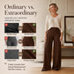Women's Casual High-Waisted Wide-Leg Pants