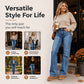 Women's Casual Stretchy High-Waisted Jeans