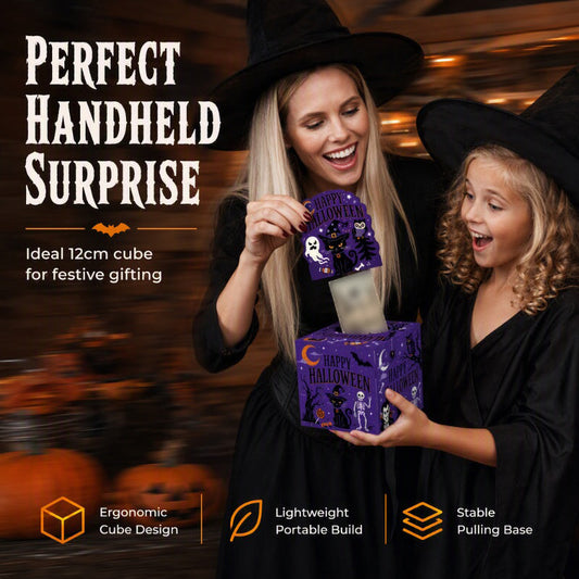 🏆 Last Day Special Price £7.99 ! 💥50% OFF😍Halloween Money Pulling Gift Box