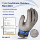 ⏳ LAST DAY £9.99! ⚒️ Food Grade Stainless Steel Mesh Metal Glove – Slice Safer, Prep Smarter! 🧤