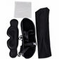 🖤 Black Friday Deal: Just £9.99! 🔥 50K+ Sold! ✈️ 2-in-1 Memory Foam Travel Pillow & 3D Blackout Sleep Mask for Neck Support & Rest On the Go