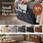 🥳2026 HOT SALE🥳💞50K+ SOLD! 🛏️50% OFF NOW! Bedside Hanging Storage Bag‑Multi‑Pocket Bed Caddy Organizer, Felt Hanging Pouch for Dorm Bunk Bed Hold Tablet Book Phone Stationery-B