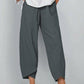 ✨Vintage Asymmetrical Elastic Waist Pockets Pants - Free Shipping