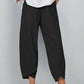 ✨Vintage Asymmetrical Elastic Waist Pockets Pants - Free Shipping