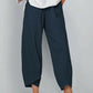 ✨Vintage Asymmetrical Elastic Waist Pockets Pants - Free Shipping