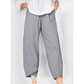 ✨Vintage Asymmetrical Elastic Waist Pockets Pants - Free Shipping