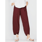 ✨Vintage Asymmetrical Elastic Waist Pockets Pants - Free Shipping