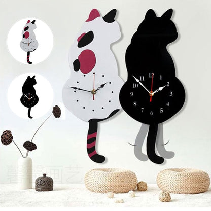 💖Nordic Cat Wagging Tail Wall Clock (✨FREE SHIPPING)