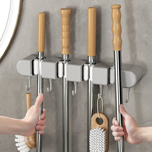 🔥 Huge discount 50% off in progress 🔥 Multifunctional Mop Holder with Hooks