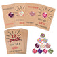 💖24 Pack Valentines Cards with Heart-Shape Crystals