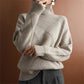 Loose Cashmere Turtleneck Sweater Cardigan