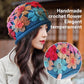 🎀Gradient Colored Flower Handmade Knitted Pile Hat