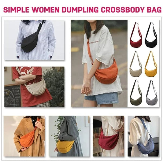 💖Simple Women Dumpling Crossbody Bag✨