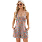 Vacation Scoop Neck Cami Romper with Pockets