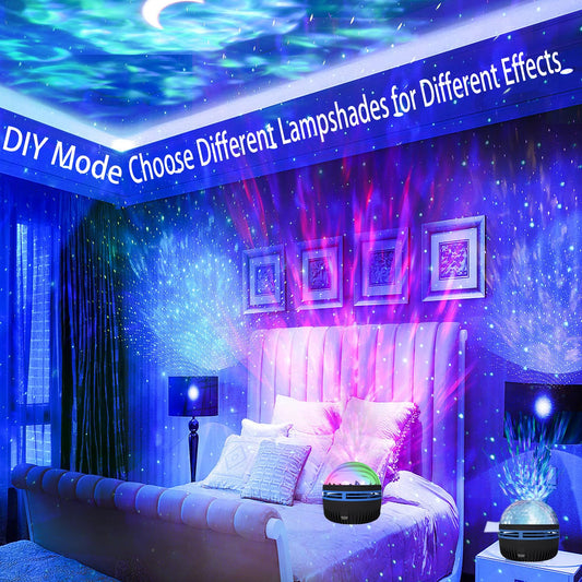 🎁Hot Sale 49% OFF🎆2 in 1 Northern Lights and Ocean Wave Projector