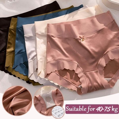 💥Pay 1 Get 3(3 pcs)🔥Premium Satin Antibacterial Ice Silk Moisture-absorbing Panties