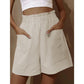 ✨Women's Summer High Waist Wide Leg Casual Shorts
