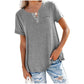 🔥Clearance Sale💖Fashion Solid Color Pocket Short Sleeve T-Shirt