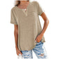 🔥Clearance Sale💖Fashion Solid Color Pocket Short Sleeve T-Shirt