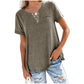 🔥Clearance Sale💖Fashion Solid Color Pocket Short Sleeve T-Shirt
